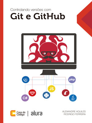 cover image of Controlando versões com Git e GitHub